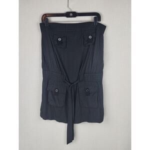 Mustard seed Dress Womens L sleeveless summer mini summer goth sexy halter